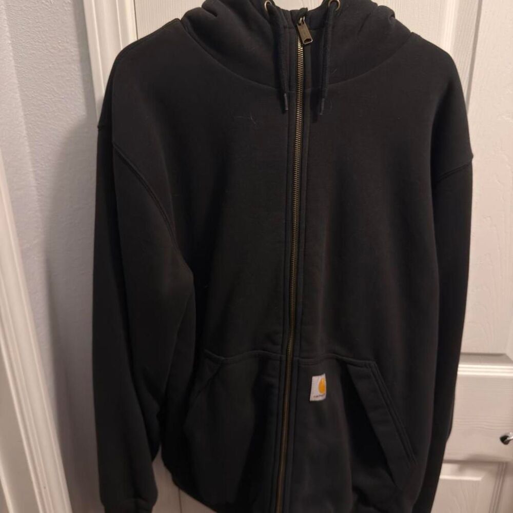 (2023) Carhartt Rain Defender Sherpa-Lined Hoodie - Black - L